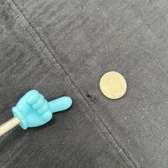 Lilla P Women's XL V-Neck Maxi Tank Dress Black Sleeveless Curved Hem Knit Shift - Picture 8 of 11